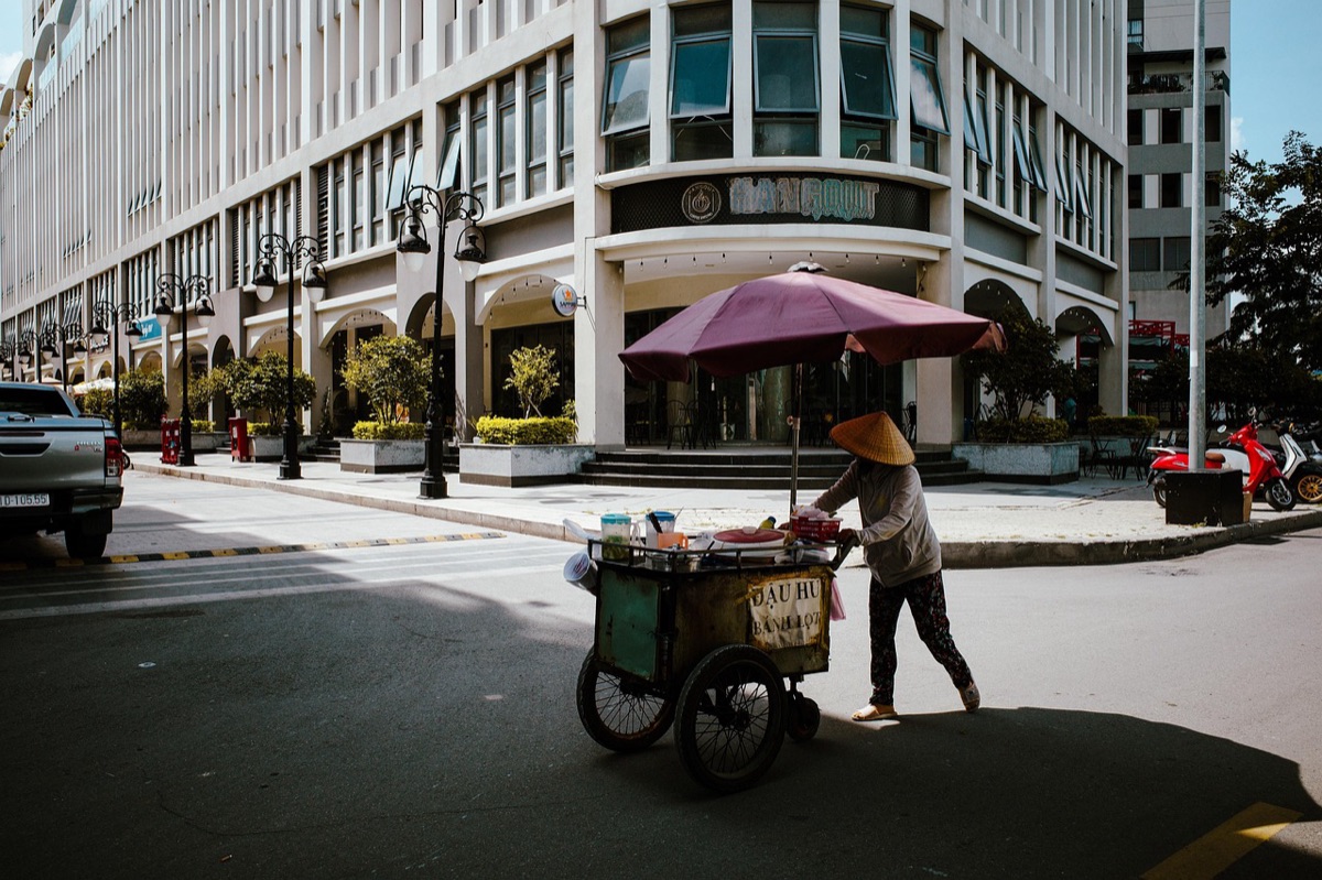 vendedor de comida callejera en macau