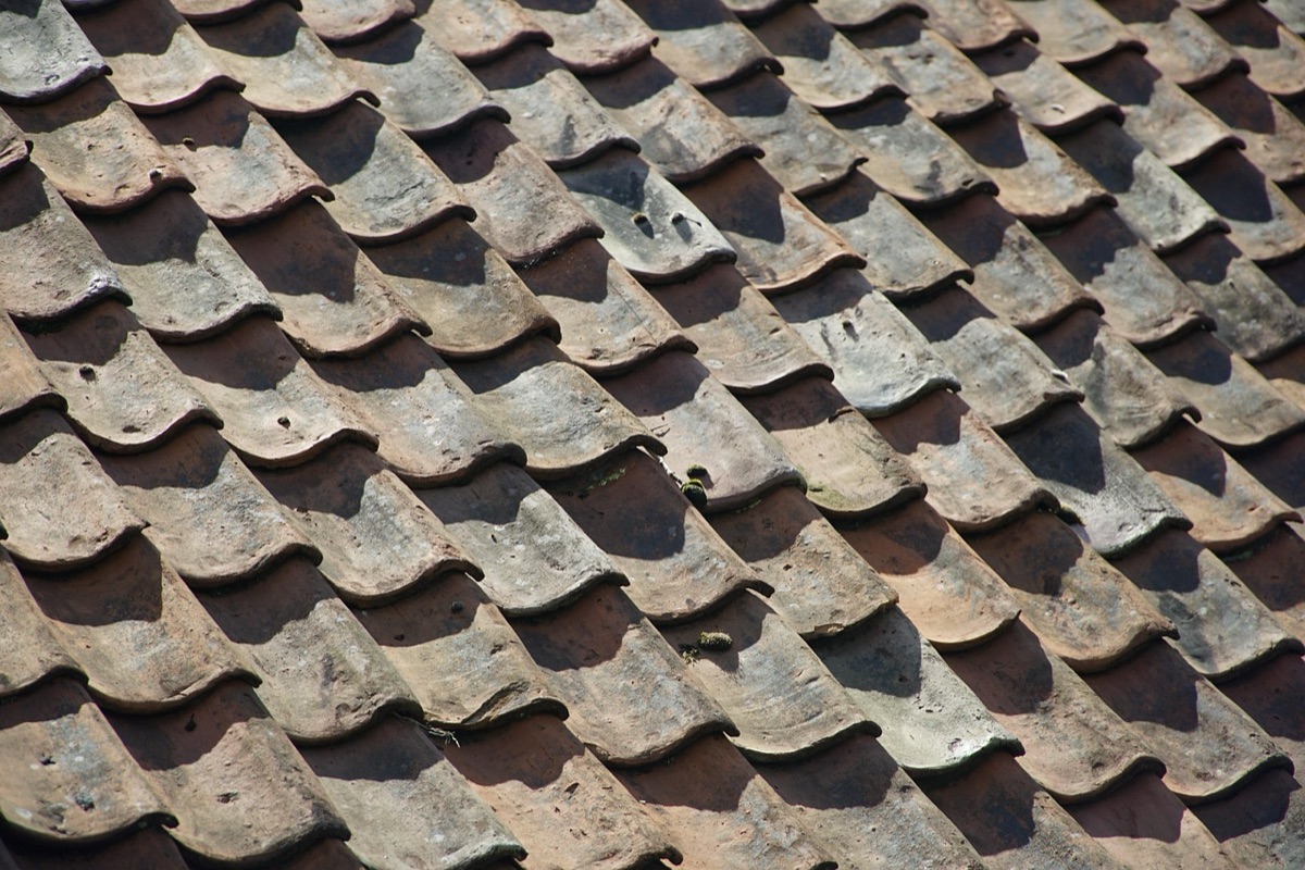 Detail of Portuguese tile in Macau architecture