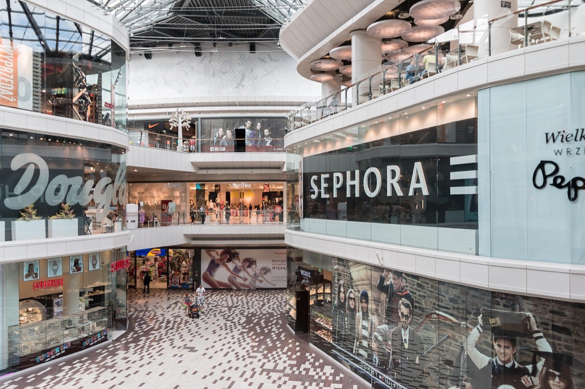 Macau shopping mall exterior